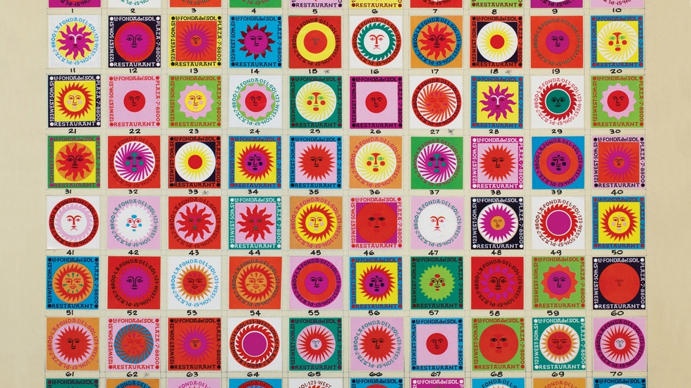 A partir del holograma de La Fonda del Sol, Girard hizo 80 versiones.