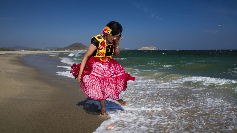 Alondra, de 14 años. Desde los 13 tiene claro que es una muxe.