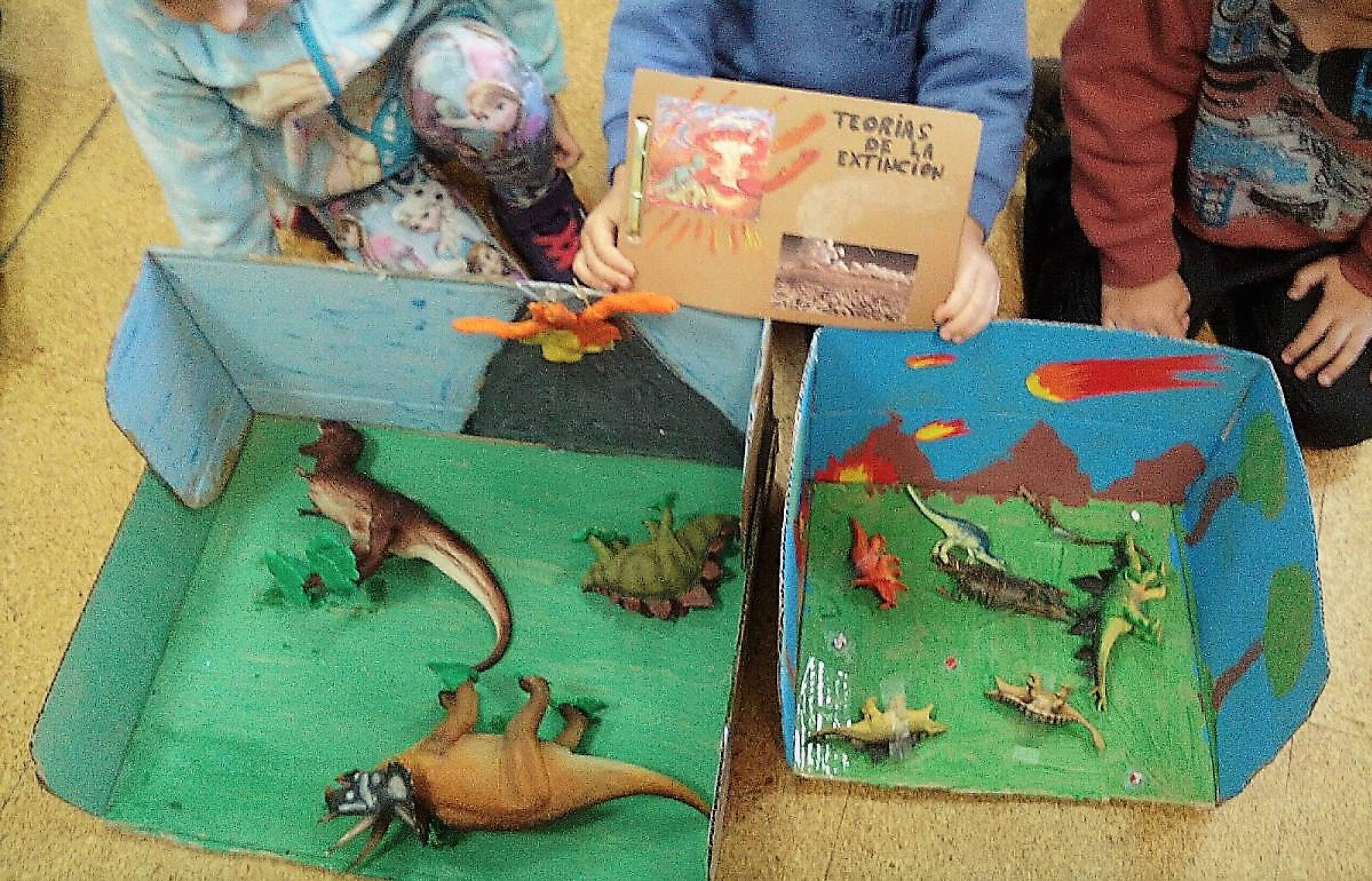 Segunda fase del poryecto “LOS DINOSAURIOS “ en la clase de 4 años | Otilia Mª Guzmán