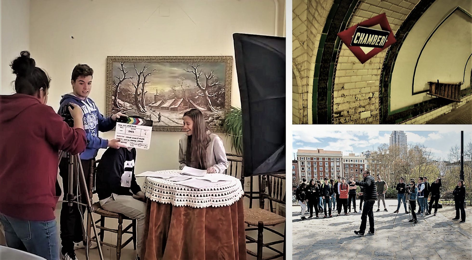 Escenificación del documental | Imágenes de la web del Proyecto ‘Los Jóvenes cuentan…’