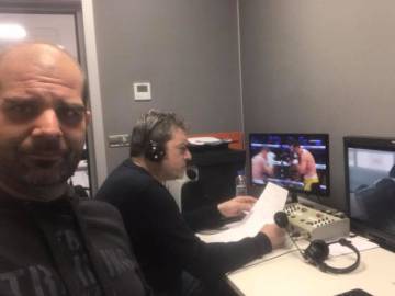 Gonzalo Rodríguez, narrador de fútbol americano y boxeo.