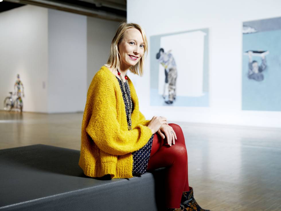 La conservadora del Pompidou Alicia Knock, especialista del arte africano.