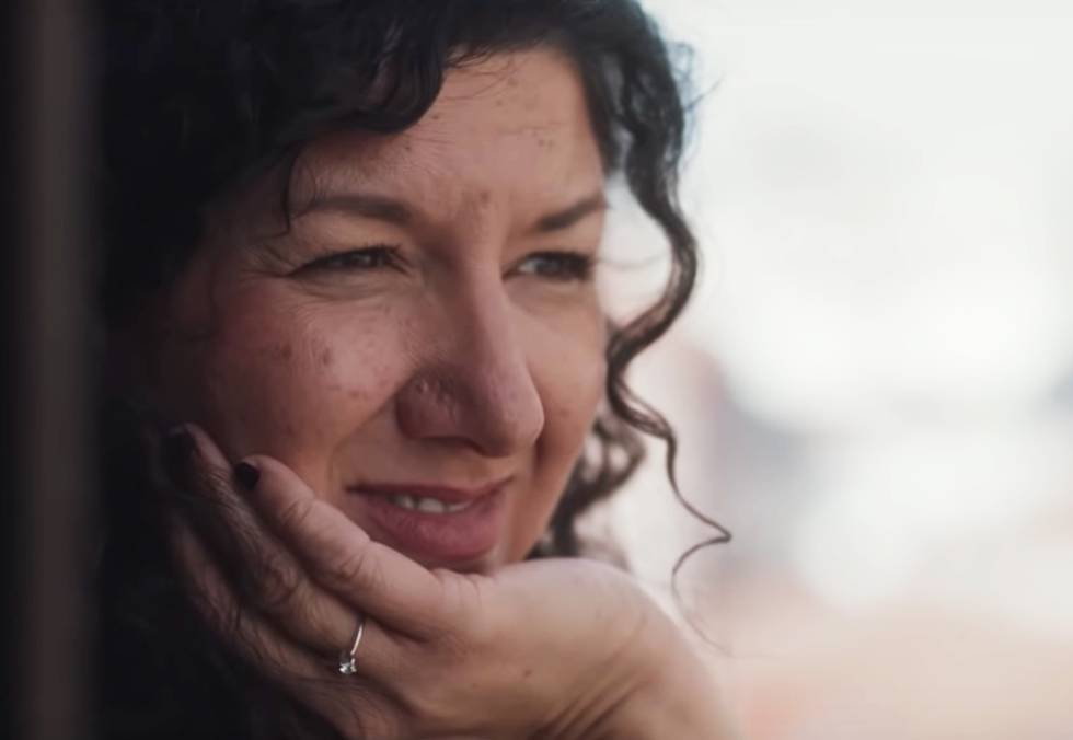 Gema, en la sede de su empresa de 'slow fashion'.