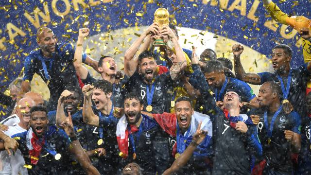 Las celebraciones de Francia tras ganar el Mundial de Rusia, en imágenes