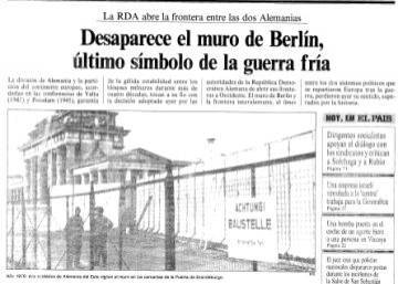 Así contó Papallones la caída del Muro