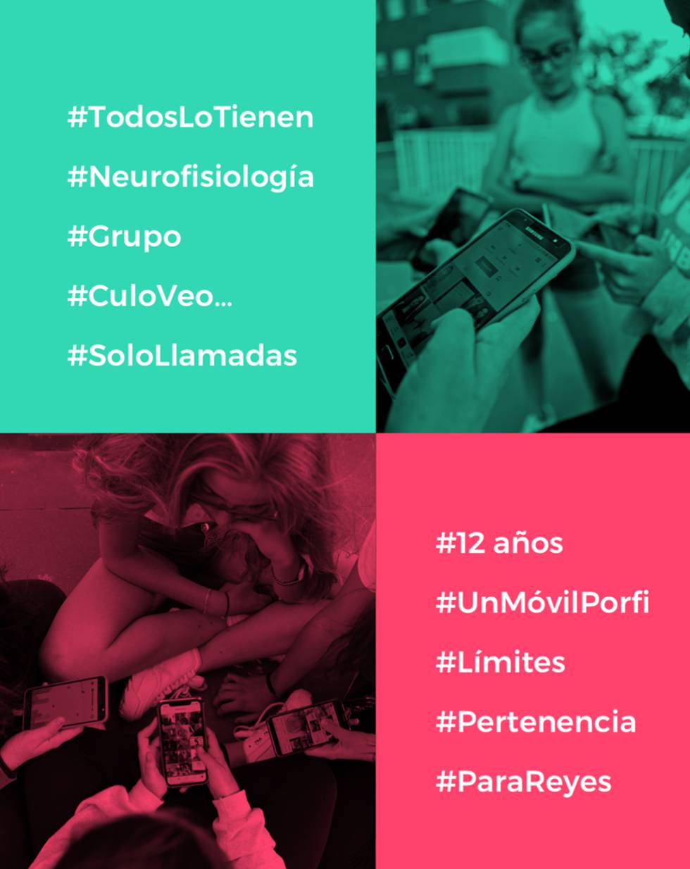 La última de la clase en tener móvil