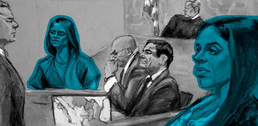 Lucero Sánchez (izquierda) y Emma Coronel (derecha), amante y esposa de El Chapo, respectivamente.