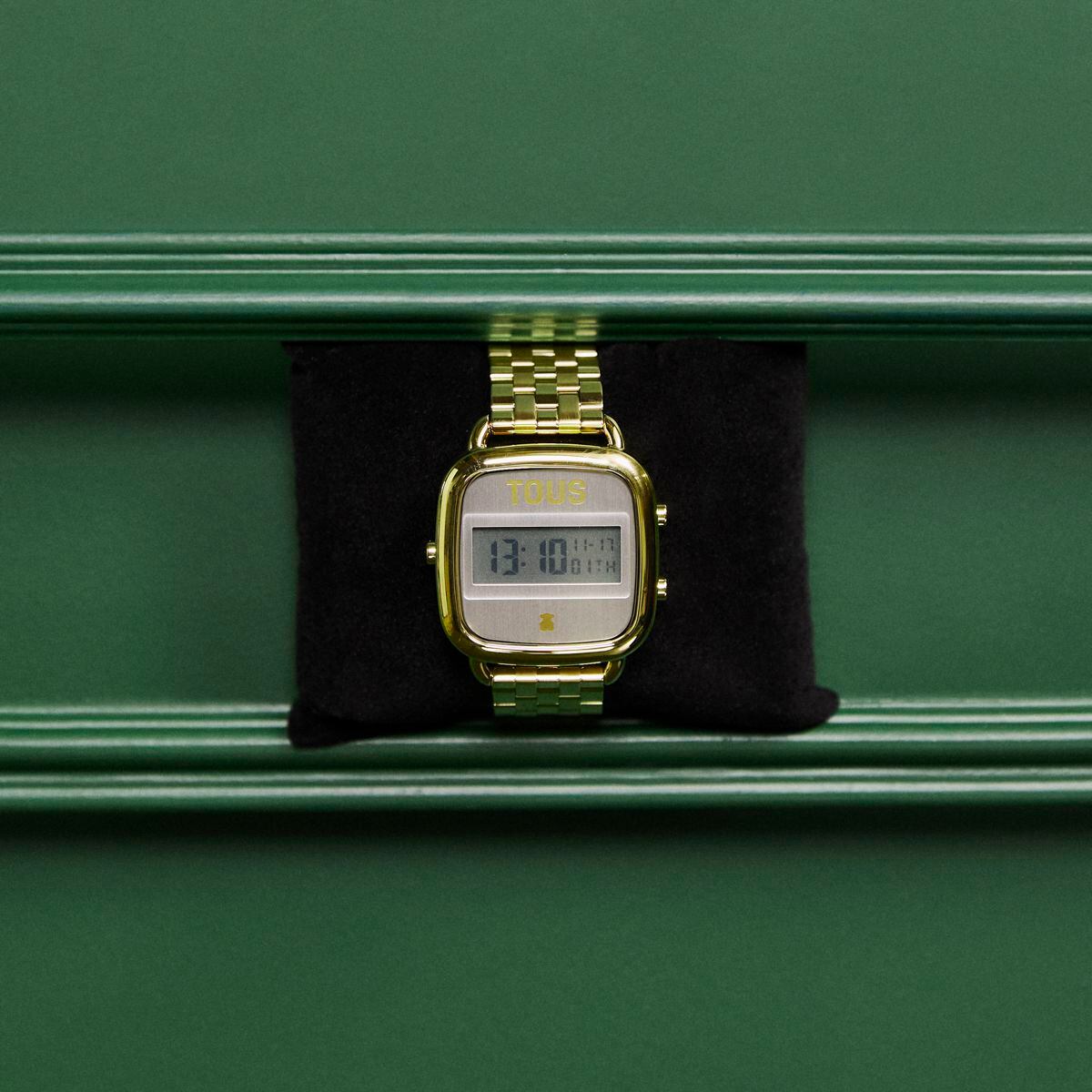 Reloj Emerald Digital con brazalete de acero, de Tous