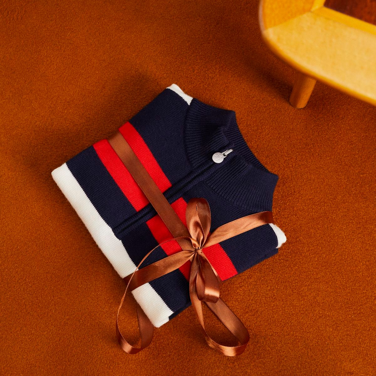 Jersey de lana merino con rayas de Perfect Moment