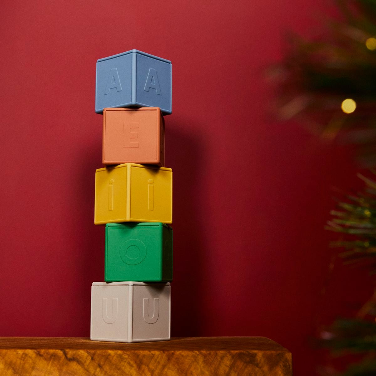 Cubos con vocales de Zara Home